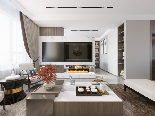 公園華府138平米現代中式裝修效果圖 公園華府138平米現代中式裝修效果圖