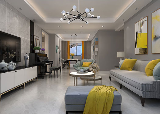 世茂悅海里127平米現(xiàn)代簡約風格效果圖 世茂悅海里127平米現(xiàn)代簡約風格效果圖