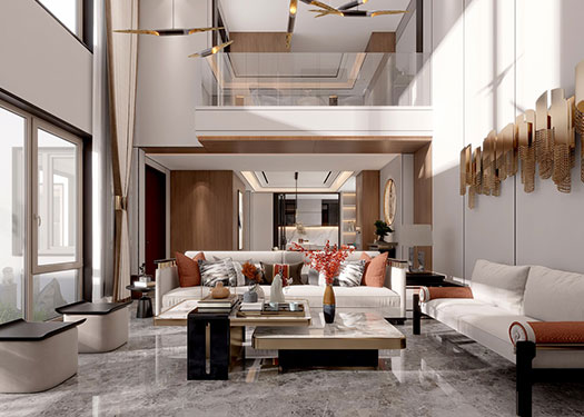 珺悅府270平米新中式風格效果圖 珺悅府270平米新中式風格效果圖