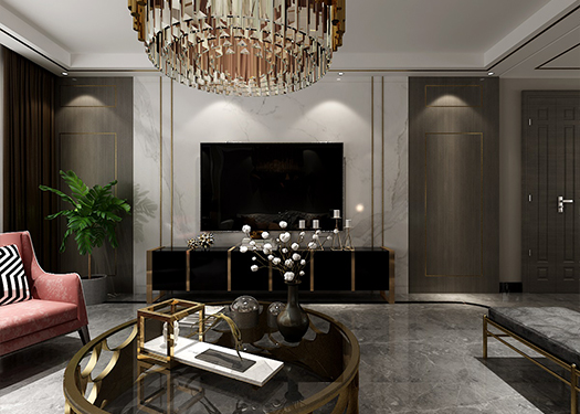 公園華府130平米現(xiàn)代輕奢風格效果圖 公園華府130平米現(xiàn)代輕奢風格效果圖