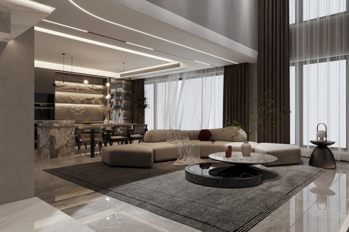 世茂珺悅府 203平米現(xiàn)代簡約風(fēng)格效果圖 世茂珺悅府 203平米現(xiàn)代簡約風(fēng)格效果圖