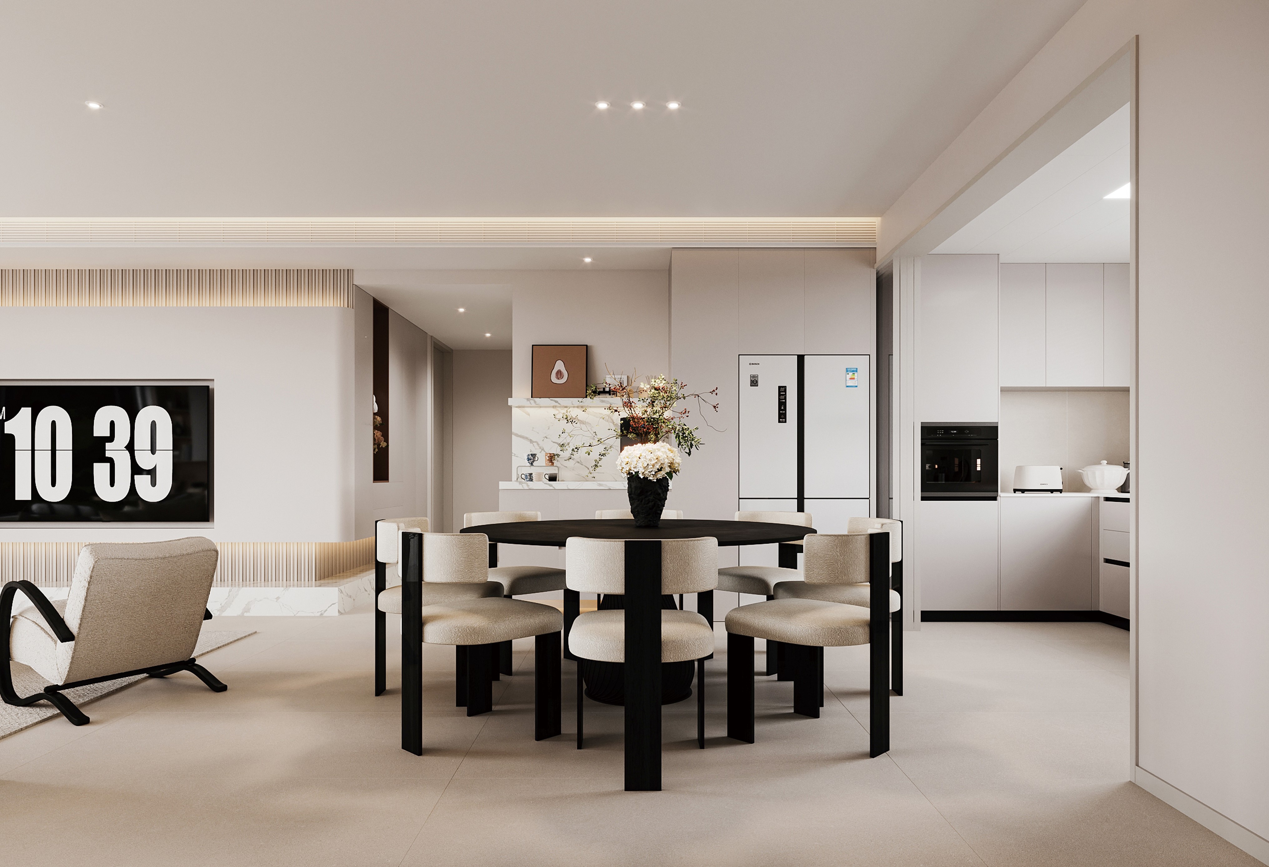 半島華府 | 143㎡詩意奶油風(fēng)，每一個(gè)細(xì)節(jié)都自帶溫柔暖意