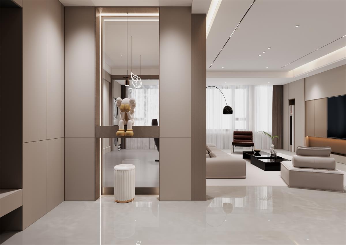 玉庭華府146㎡ | 自帶高級感的意式極簡家，一進門就想哇塞！