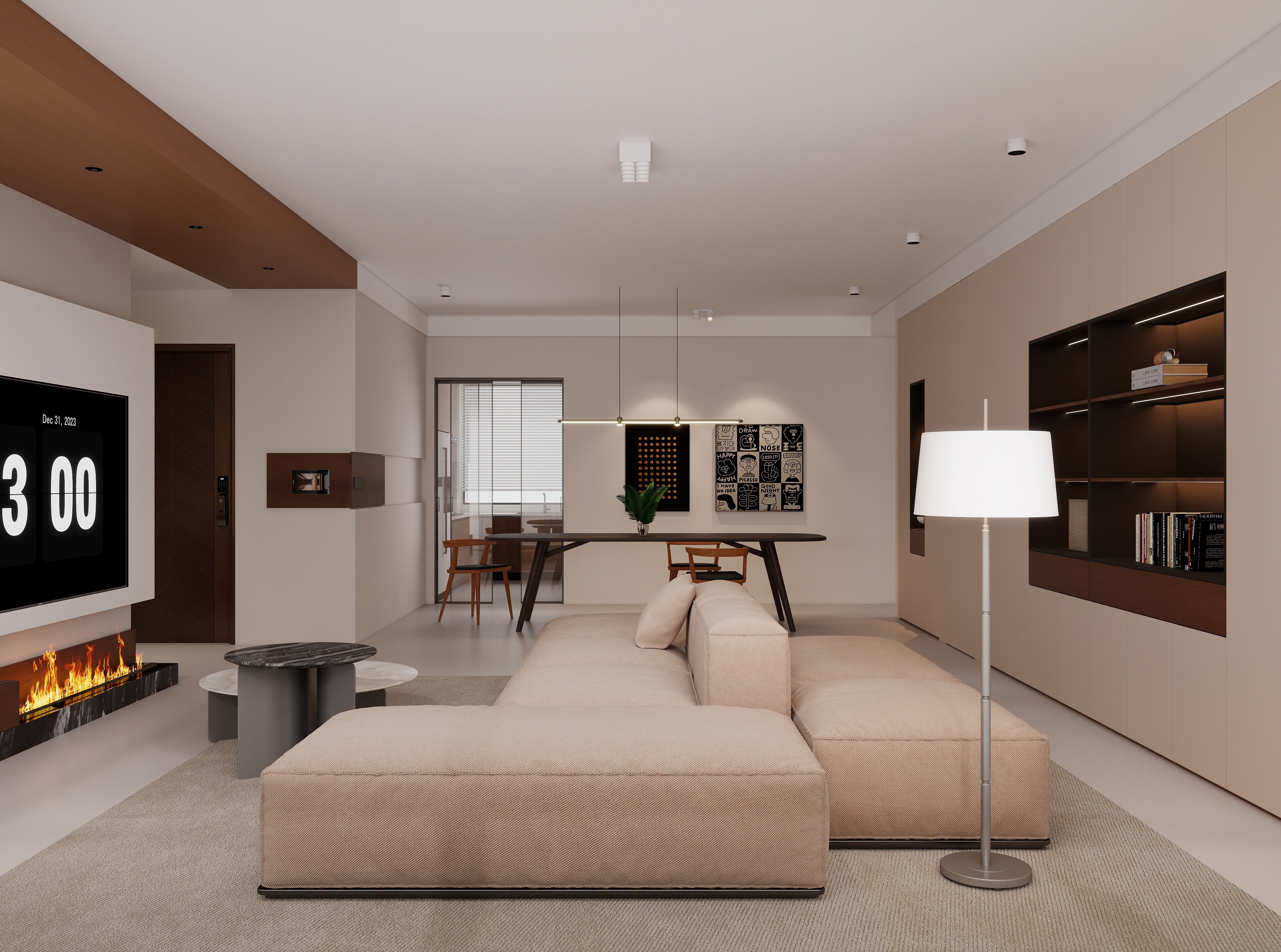 民生北府143㎡ | 極簡(jiǎn)主義的生活哲學(xué)，在市中心過(guò)上隱居生活~