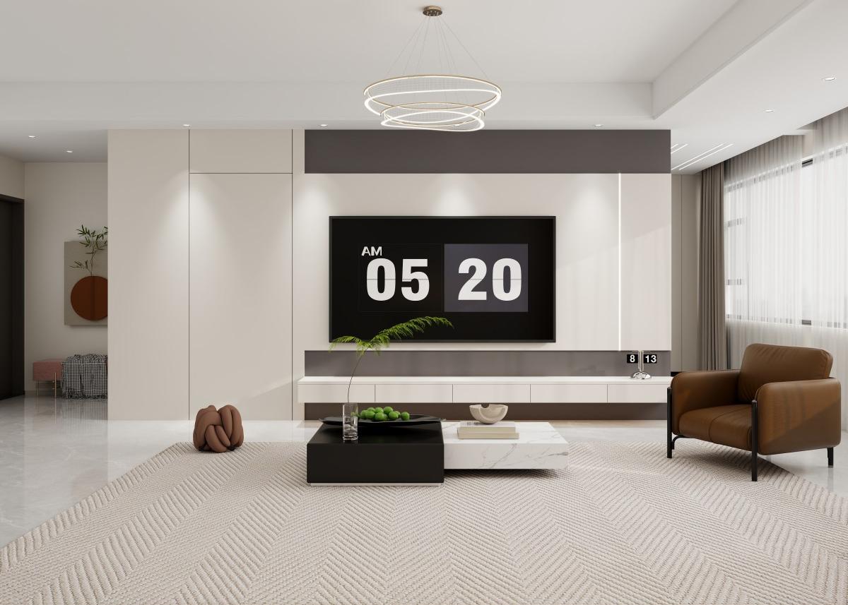 玉庭華府 | 135㎡現(xiàn)代簡(jiǎn)約風(fēng)，給生活做減法，舒適加倍！