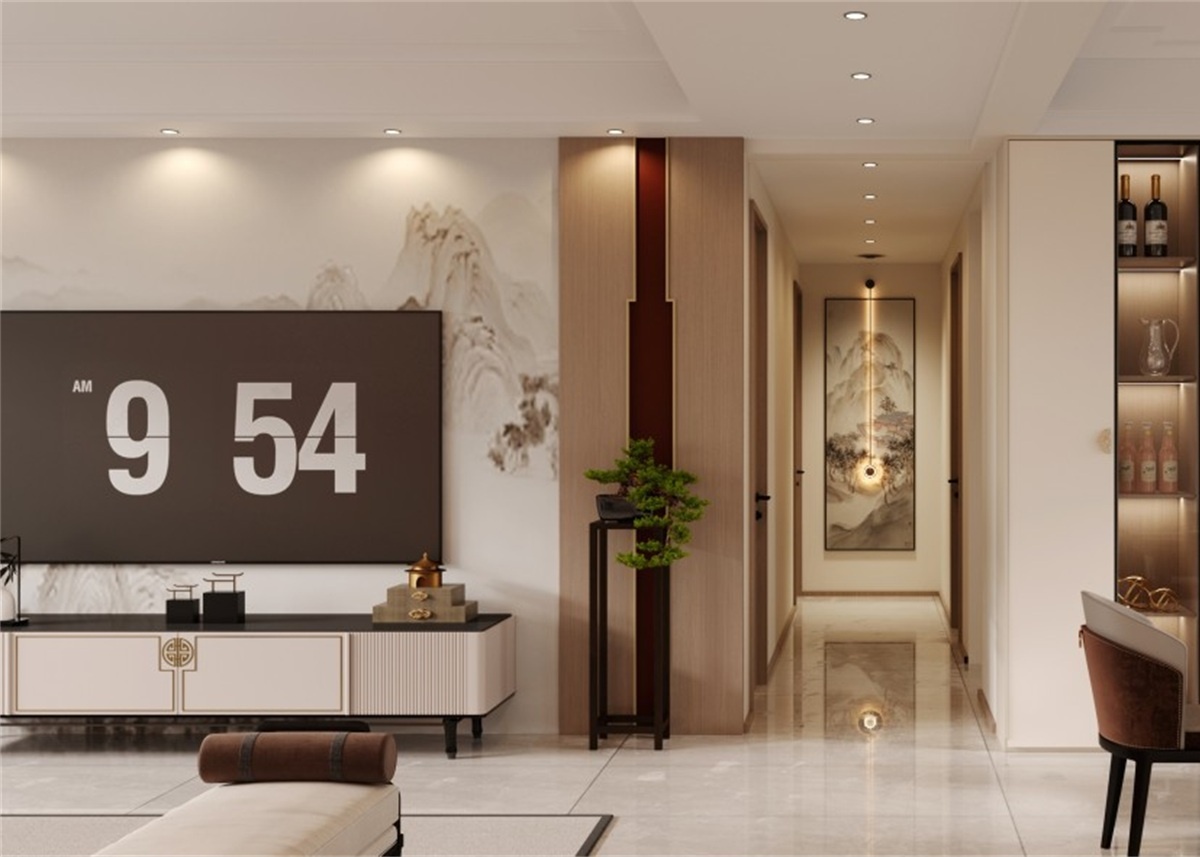 中海華樾185㎡ | 新中式到底有多絕？東方美學(xué)直接拿下一家老?。? title=